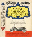 GREAT AMERICAN AUTOMOBILES By John Bentley 13.5″×9.75″ Front cover 1