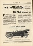 1912 6 19 IND AMERICAN Underslung 1913 This Most Modern Car THE HORSELESS AGE 9″×12″ page 38