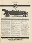 1912 9 4 IND PREMIER Specs for $2600 Little Six Premier THE HORSELESS AGE 9″×12″ page 33