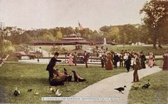 1900 ca. MINN Minneapolis LONGFELLOW GARDENS Minnehaha Falls postcard front