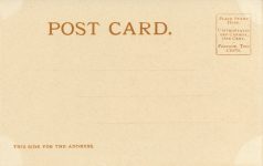 1905 ca. MINN Nothern BUNK HOUSE IN LOGGING CAMP Hammon Pub postcard back