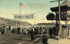 1911 Vanderbilt Cup Race Savannah Grand Prize 1911 The Start All Ready postcard front