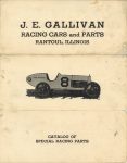 1924 ca. FORD Model T J. E. GALLIVAN RACINGS CARS and PARTS Rantoul, ILL 9″×12″ Front