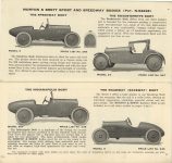1931 1 The Blue Book of Speed Catalog MORTON & BRETT Indianapolis, IND 4″x8.5″x2 pages 4 & 5