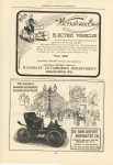 1901 12 Waverley ELECTRIC VEHICLES Price $850 SCRIBNER’S MAGAZINE ADVERTISER 6.5″×9.5″ page 90