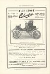 1904 2 COLUMBIA Electric For 1904 THE AUTOMOBILE MAGAZINE 6.75″×10″ page 29