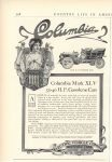 1905 4 COLUMBIA Mark XLV Gasolene COUNTRY LIFE IN AMERICA 6.5″×9.25″ page 598