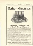 1910 1 BAKER Electric The Only Complete Line 5″×7″