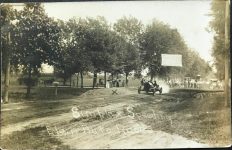 1910 Elgin, IL Auto Racing Simplex Race Course Corner Illinois RPPC front screenshot