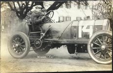 1910 Savannah, GA Grand Prize Auto Race Wagner Car 14 FIAT RPPC front screenshot