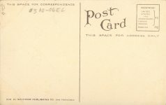 1910 ca. Ostrich Chicks at Crawston Ostrich Farm, CAL 2411 postcard back