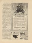 1911 1 14 WAVERLEY Electric Even a Blizzard has no terrors for the Silent Waverley THE LITERARY DIGEST 9″×12″ page 83