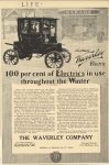 1911 1 19 WAVERLEY Electric 100 per cent LIFE 5.5″×8.5″