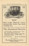 1911 12 STANDARD Electric Model M Coupe $1850 CYCLE AND AUTOMOBILE TRADE JOURNAL 6.5″×10″ page 19