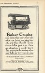 1913 9 27 Baker Trucks Electric THE LITERARY DIGEST 5.5″×9″ page 545