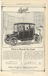 1913 ca. 1914 DETROIT Electric McCLURE’S MAGAZINE 6″×9.25″ page 185