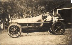 1915 Indy 500 SUNBEAM Car 5 Harry Grant Harold Smith RPPC front screenshot