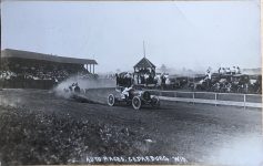 1916 AUTO RACES at Fairgrounds Cedarburg Wisconsin RPPC front screenshot