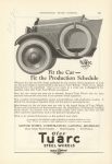 1921 11 Cier TUARC STEEL WHEELS Fit the Car – AUTOMOBILE TRADE JOURNAL 6.75″×10″ page 197