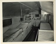 1950 ca. Laud Crusier hospital bus beds THE FLXIBLE COMPANY B52-149 7.25″×9″ photo front 3