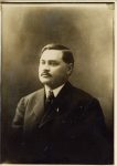 1909 MAXWELL Benj. Briscoe of the Maxwell Briscoe Motor Co. N. Tarrytown, NY 1909 5″×7″ factory photo Geo front b