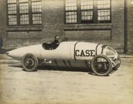 1912 ca. CASE Jay-Eye-See racer Eddie Hearne driver 9.5″×7.5″ factory photo 45 Geo