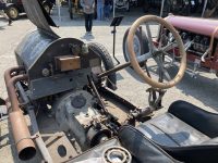 2021 8 15 1908 CHALMERS-DETROIT Racer left controls Ragtime Racers at Monterey Historics