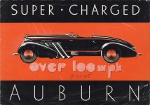 1936 ca. IND AUBURN SUPER CHARGED over 100 m.p.h. $2245 10.25″×7.25″ Geo 1