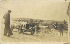 1916 ca. Board track racing maybe a HUDSON Super-Six Car 50 RPPC front