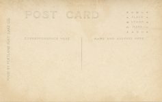 1907 ca. OREGON Portland DECORATED VEHICLE PARADE float RPPC back
