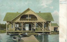 1908 1 16 MINN Duluth DULUTH Yacht Club postcard front