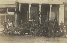 1910 ca. Steam Trenching Machine RPPC front