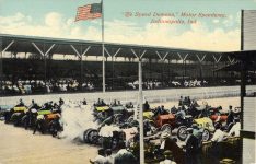 1911 12 25 Indy 500 The Speed Demons postcard front