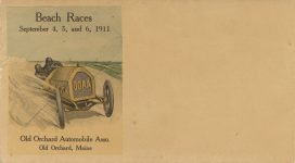1911 9 4, 5, 6 Old Orchard Beach Races envelope cover 6.5″×3.75″ front