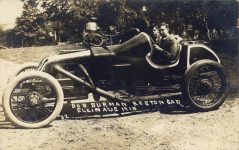 1913 8 KEETON Bob Burman Elgin Races RPPC front