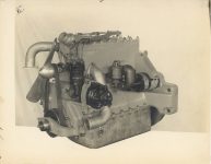 1915 7 21 CASE 4-cyl Interior View of 1916 motor for automobile front left side view AE Wincher 9.75″×7.5″ Geo photo 6 front