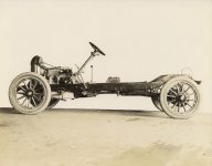 1916 ca. CASE 4-cyl 40 hp chassis left side view A. E. Wincher 9.25″×7.5″ Geo photo 5 front