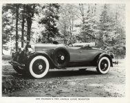 1926 LINCOLN LOCKE ROADSTER KEN PEARSONS car 10″x8″ photo Geo