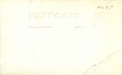 1935 ca. GIANT CEDAR STUMP PACIFIC HIGHWAY WASH Ellis 30 RPPC back