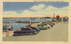 1950 ca. MINN Bemidji Paul Bunyons Playground BM 16 postcard front