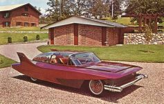 1962 BOBBY DARRIN DREAM CAR postcard front