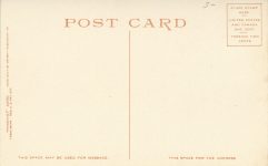1907 ca. THE LINE UP race on a beach 9141 postcard back