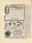 1913 9 IND INTERLOCKS STOP TIRE TROUBLE ad AUTOMOBILE BUYERS REFERENCE 8.75″×11″ Geo page 76