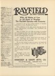 1913 9 RAYFIELD Carburetors ad AUTOMOBILE BUYERS REFERENCE 8.75″×11″ Geo page 23