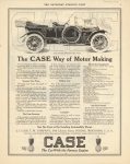 1914 1 24 CASE The CASE Way of Motor Making THE SATURDAY EVENING POST ad 10.75″×13.75″ page 31