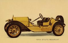 1914 STUTZ Bearcat postcard front