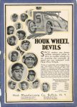 1915 HOUK Wheels Organization and Growth HOUK WHEEL DEVILS 10″×14″ Geo page 1