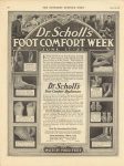 1918 6 15 Dr. Scholls FOOT COMFORT WEEK THE SATURDAY EVENING POST ad 11″×14″ page 104