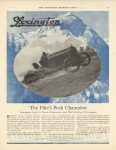 1920 11 27 LEXINGTON The Pikes Peak Champion THE SATURDAY EVENING POST ad 10.75″×14″ page 85