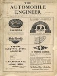 1920 11 THE AUTOMOBILE ENGINEER 10″×13.5″ Geo Front cover